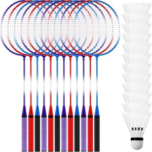 Badminton Racquet Set with Nylon Shuttlecocks